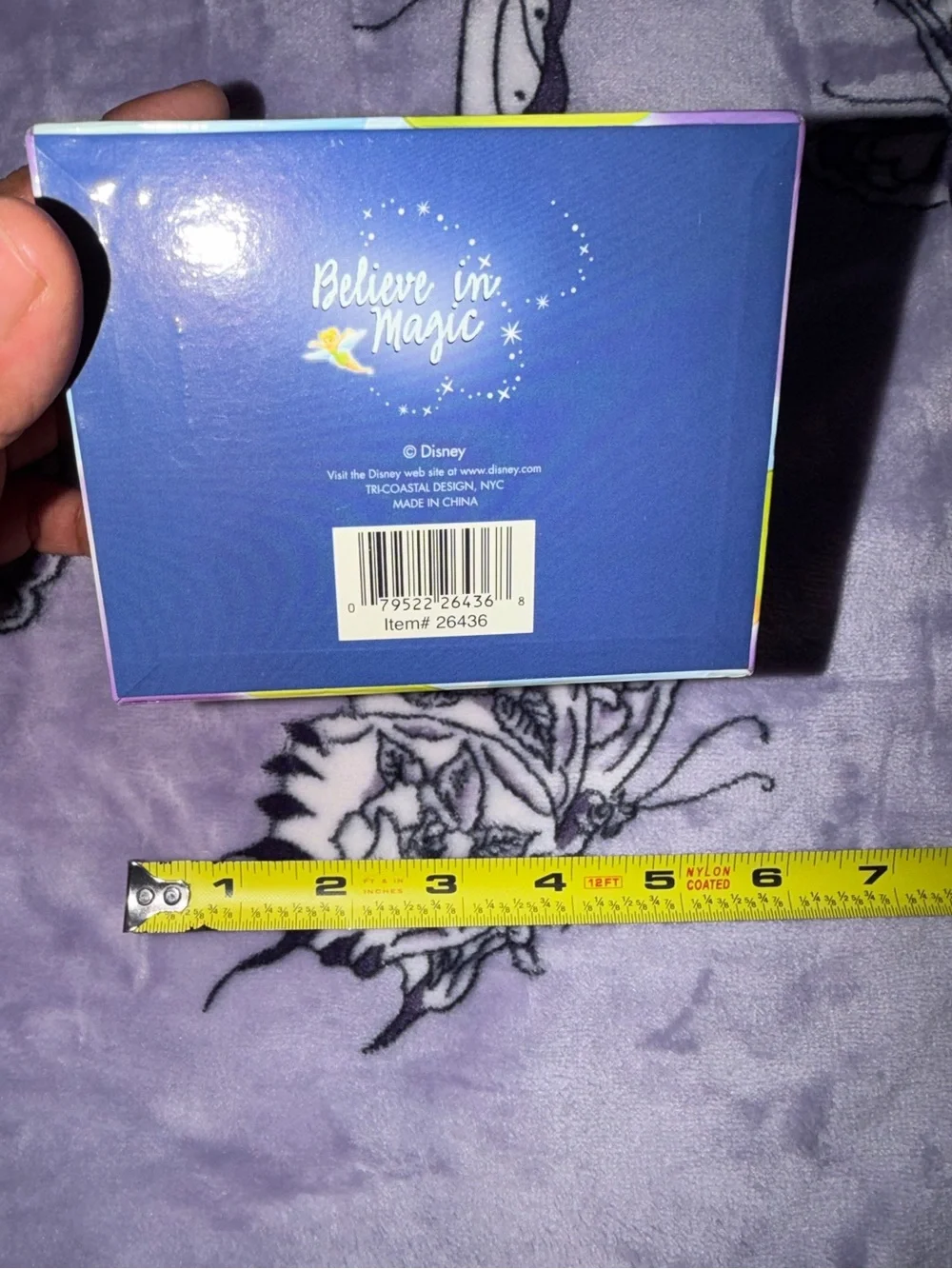 Y2K Disney Tinker Bell Pink Storage Box Retro Fairycore Decor